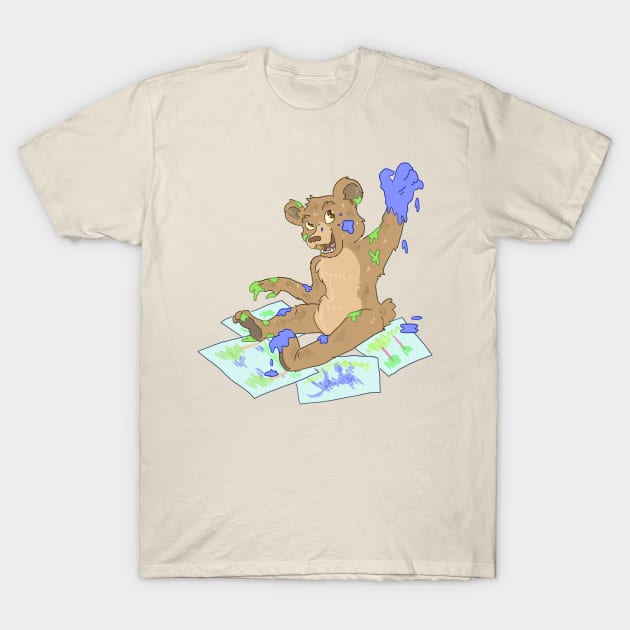 Little Bear the Painter T-Shirt by sky665